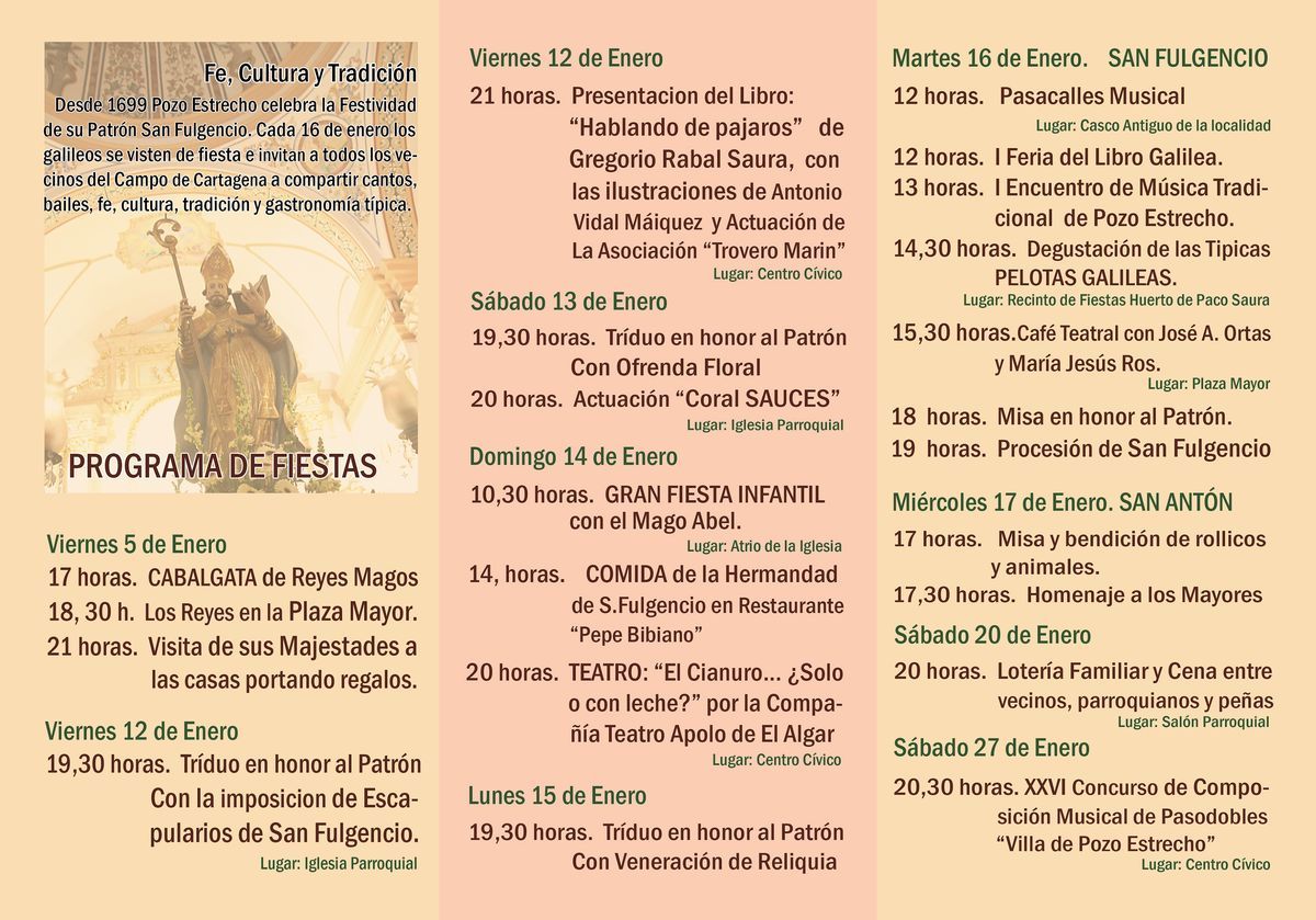 Programa Fiestas San Fulgencio