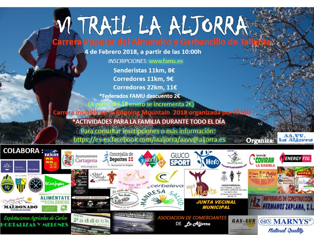 Cartel VI trail de La Aljorra