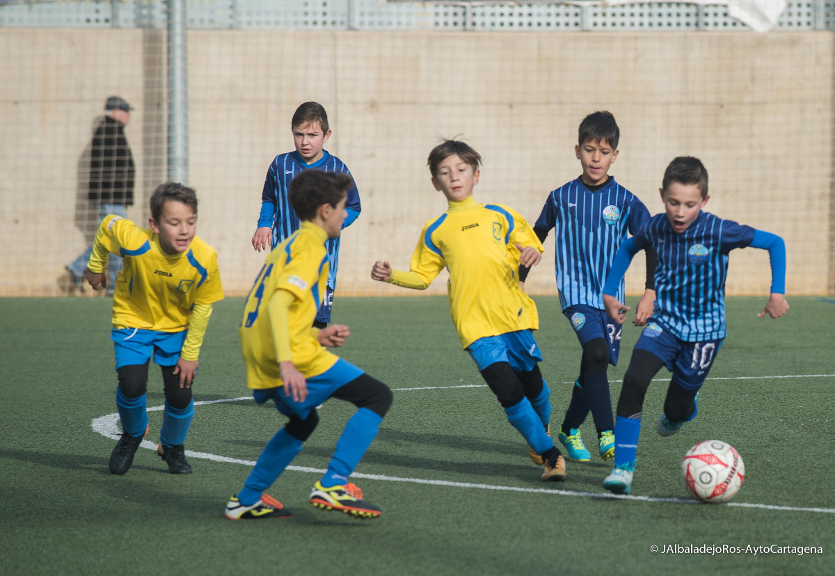 Encuentro CD Mediterrneo y CD La Palma. Liga comarcal de ftbol base