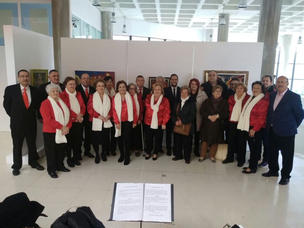 Clausura de la exposicin del Centro de Mayores de Alumbres