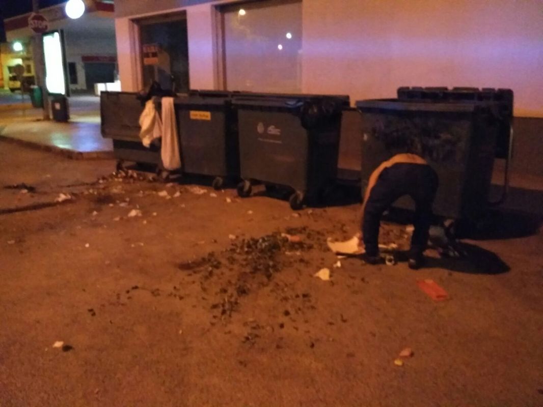 Contenedores de basura (Foto Policía Local)