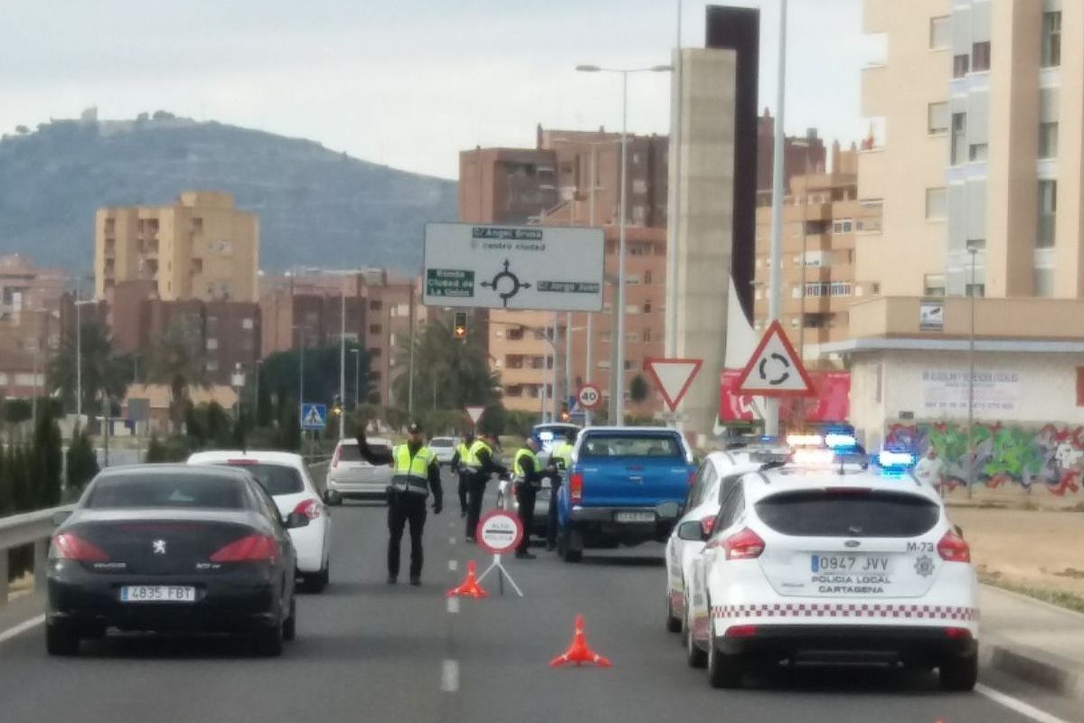 Controles de la Polica Local en Vctor Beltr