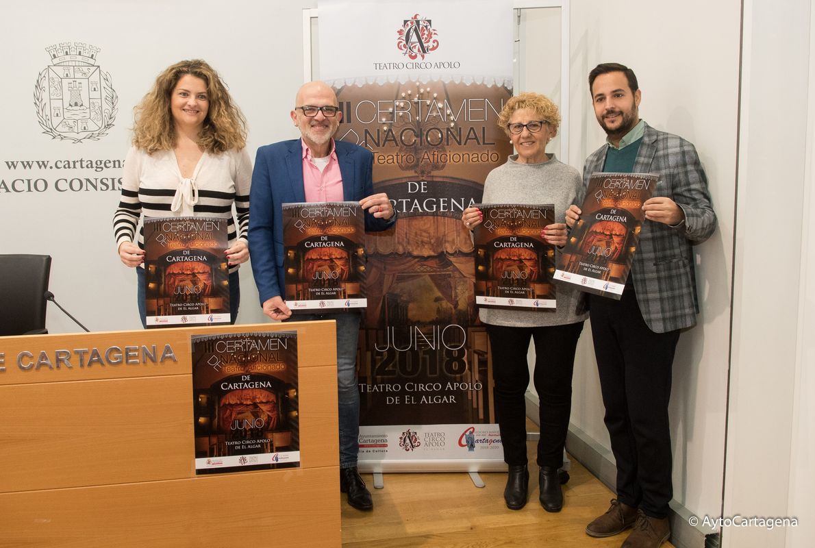 Presentacin del III Certamen Nacional de Teatro Aficionado de Cartagena