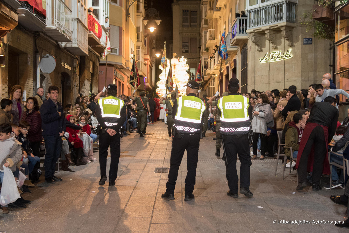 La Polica Local durante una procesin