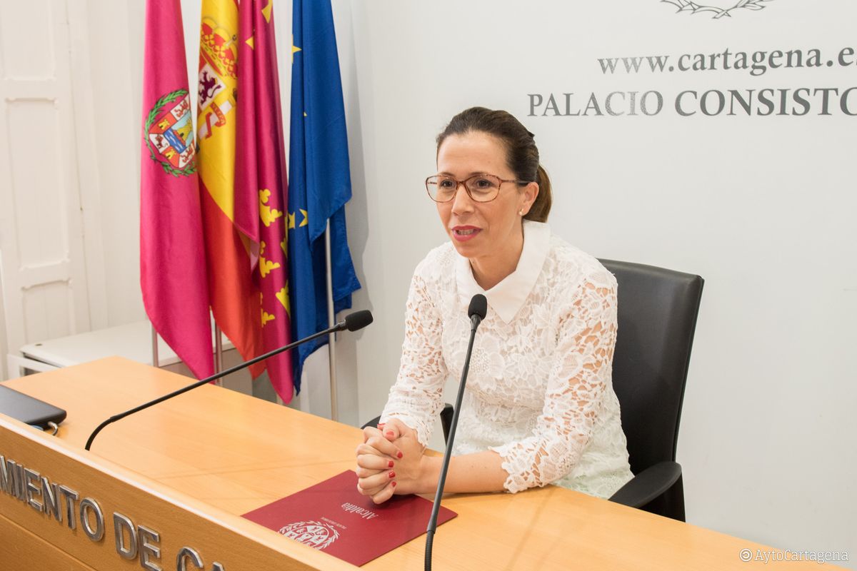 La alcaldesa de Cartagena, Ana Belén Castejón