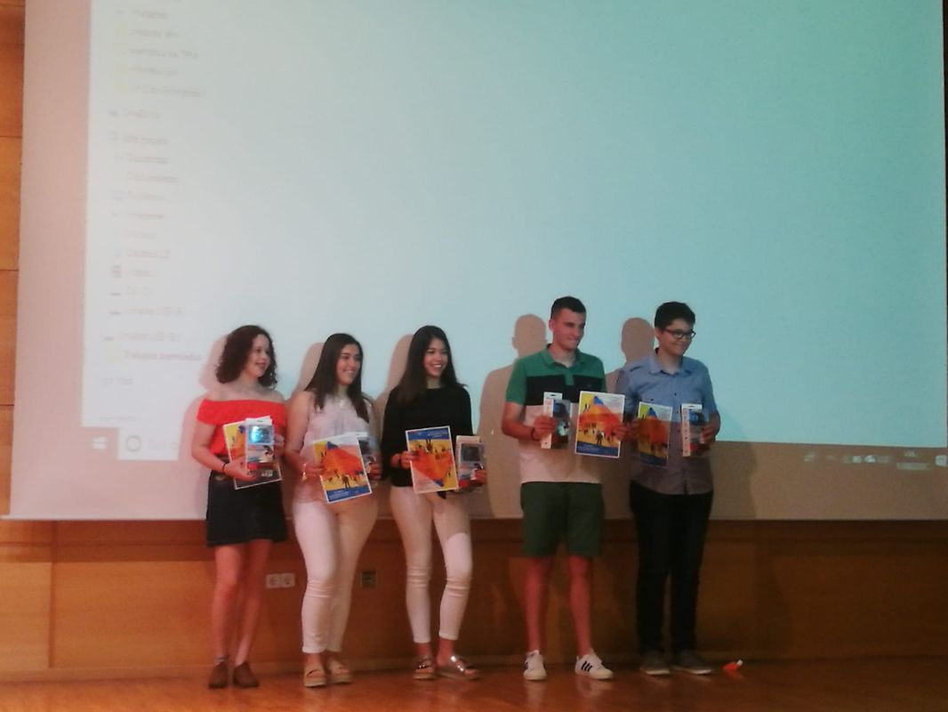 Entrega de premios concurso transparencia en secundaria (San Vicente de Pal)