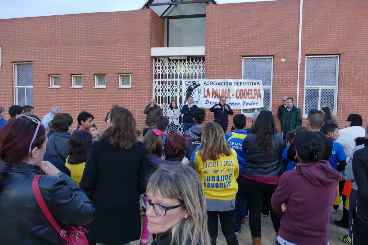 La alcaldesa y el concejal de Servicios Pblicos en una reciente visita a La Palma