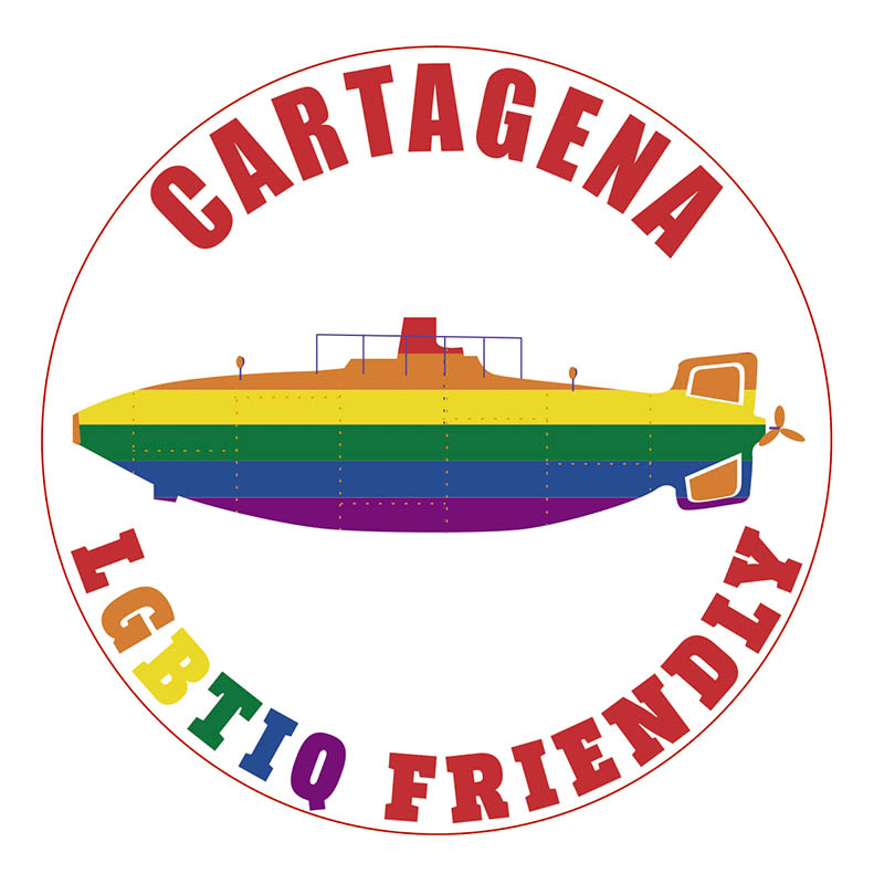 Distintivo para las empresas que se adhieran a la iniciativa Cartagena ciudad 'LGTBI Friendly'