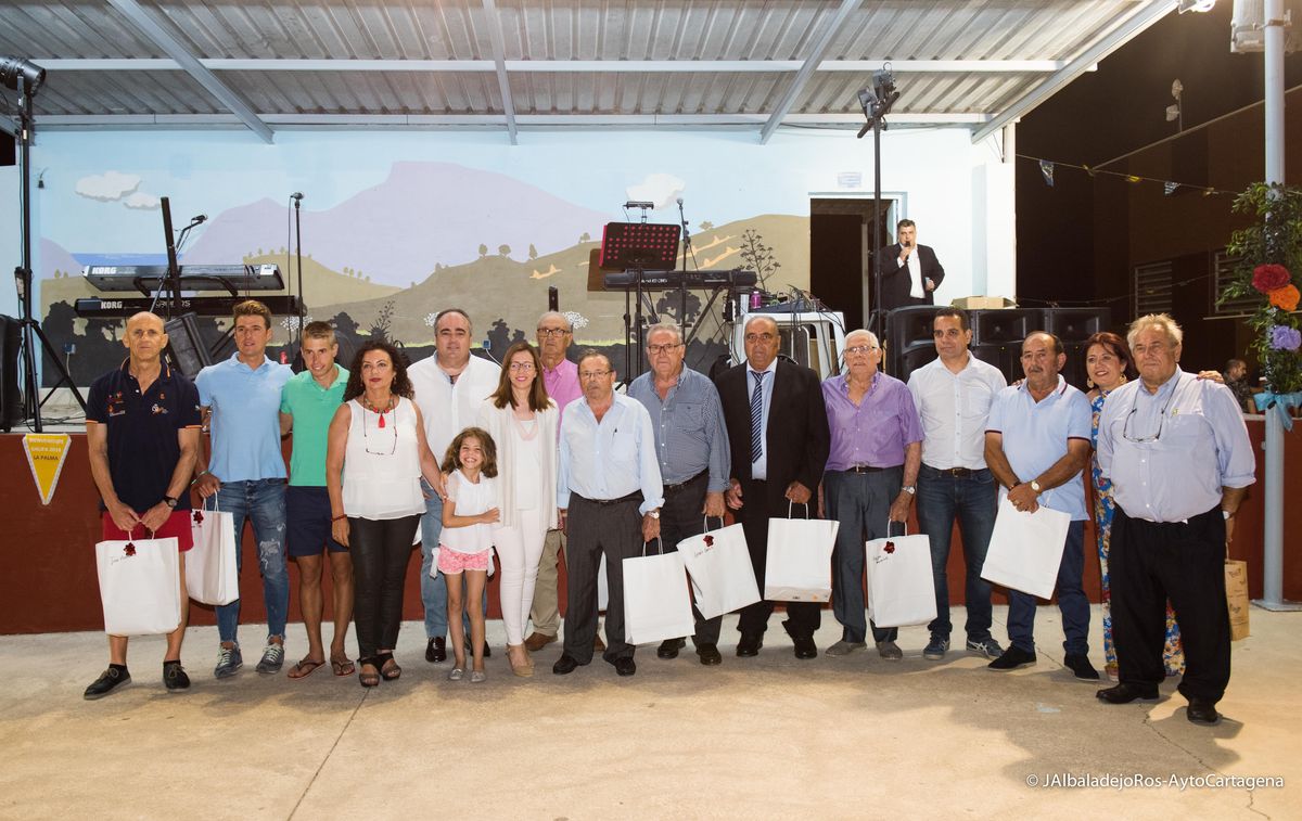 Lectura del pregn durante las Fiestas de Galifa