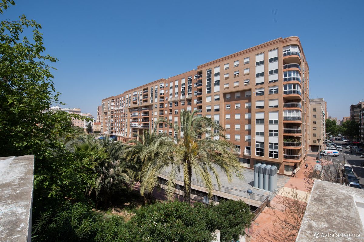 Edificios en plaza de Garca Marcos en Cartagena