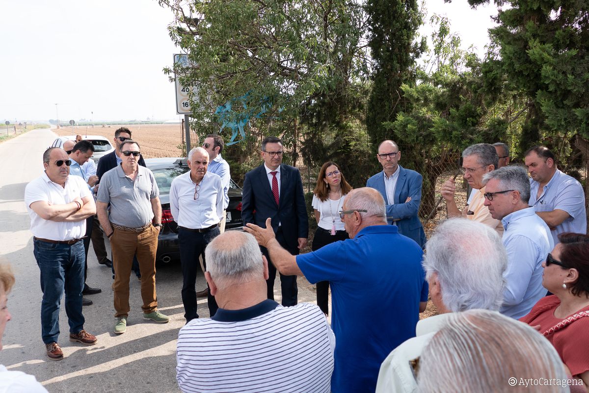 Visita de tcnicos de ADIF para estudiar nuevo trazado de llegada del AVE a Cartagena