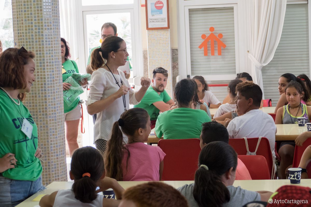 Visita al Campamento Urbano del Colegio Salesianos de Los Dolores