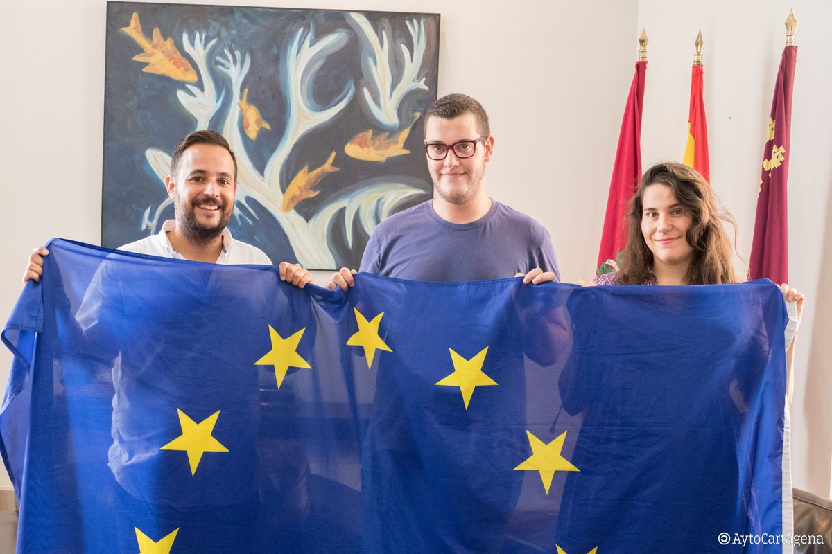 Recepcin de jvenes beneficiarios del programa Erasmus + Juventud en Accin