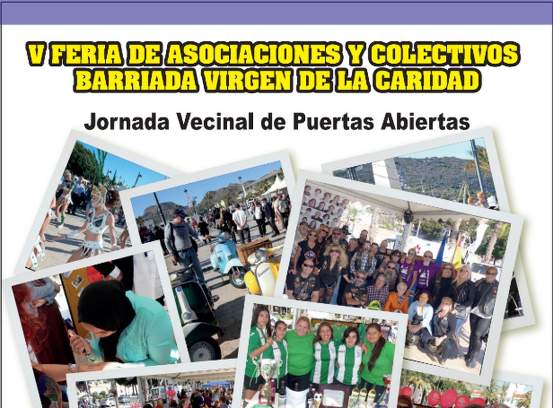Cartel Feria de Asociaciones Barriada Virgen de la Caridad
