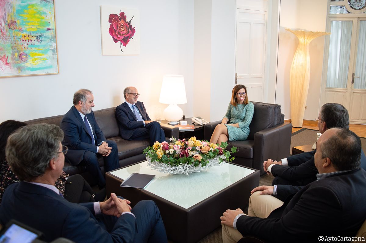 Visita del presidente de Repsol a Cartagena