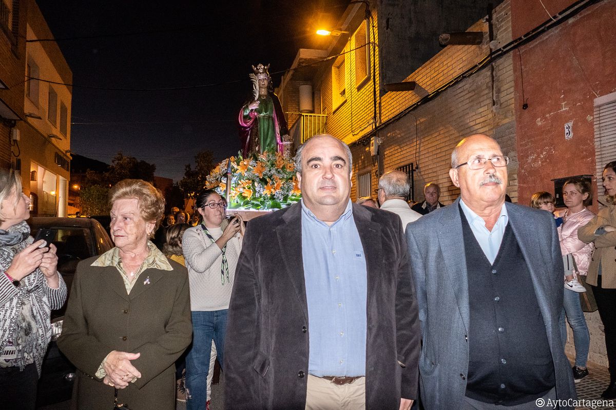 Procesión de Santa Bárbara en Alumbres