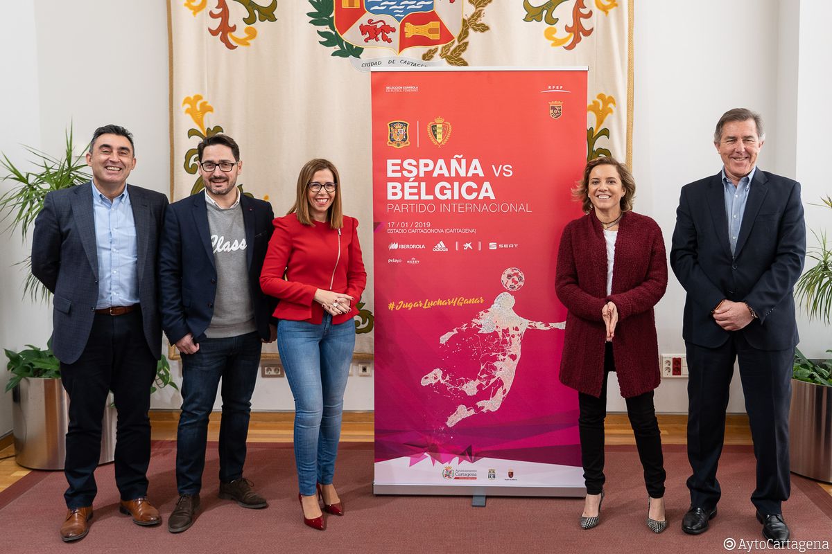 Presentacin del partido de ftbol de la Seleccin Absoluta Femenina contra Blgica