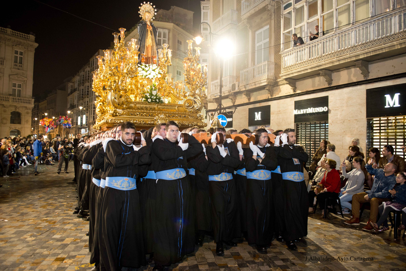 Imagen de archivo de la Procesin del Sbado Santo. Soledad de los Pobres