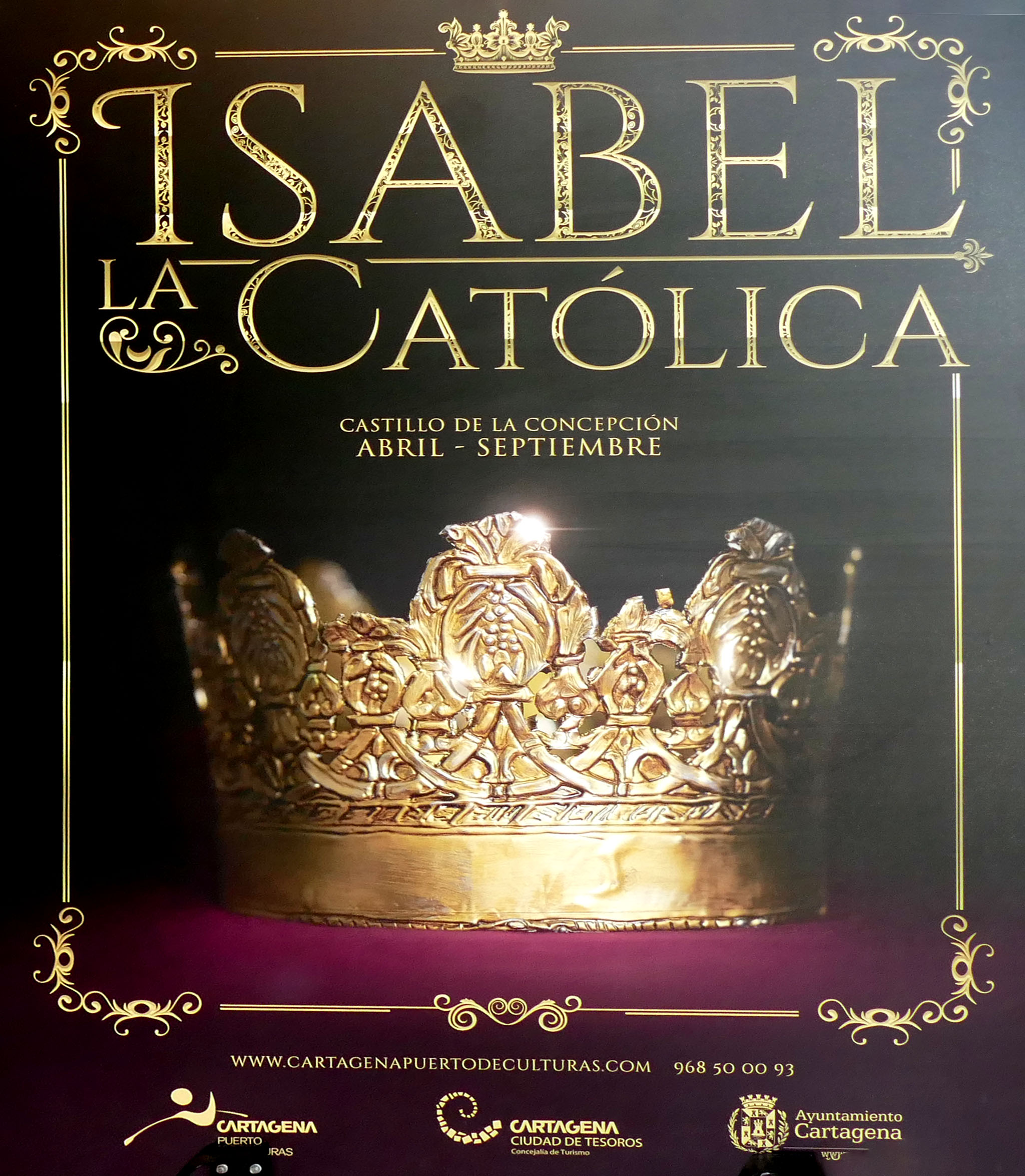 Cartel exposición temporal 'Isabel La Católica'