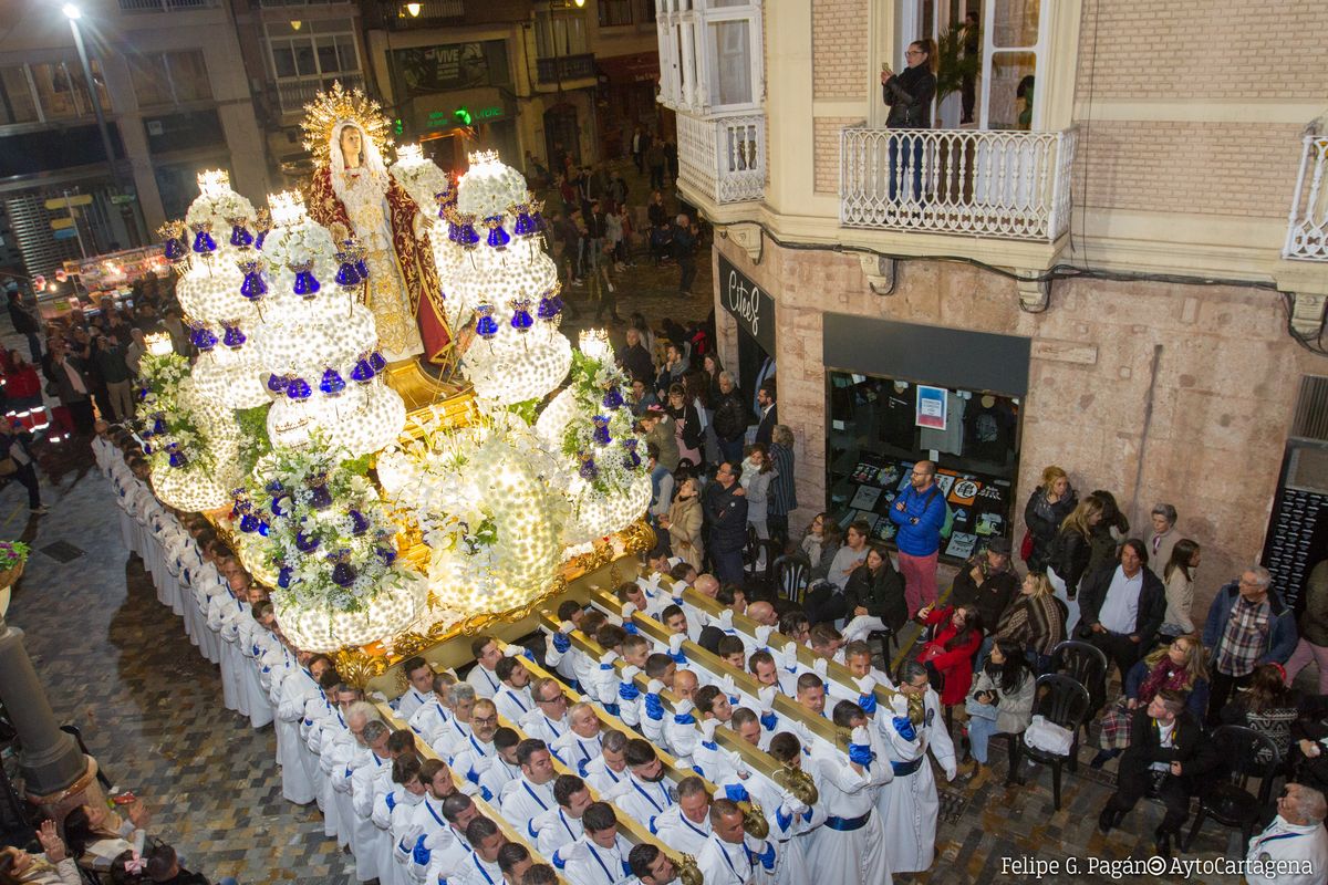 Procesin california del Mircoles Santo en Cartagena