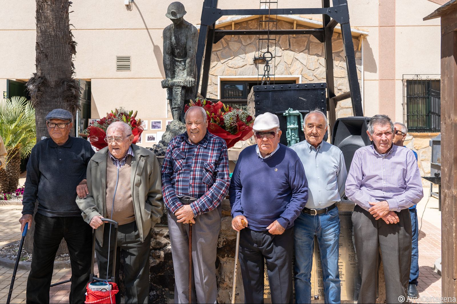 Homenaje 40 aniversario monumento al minero El Llano del Beal
