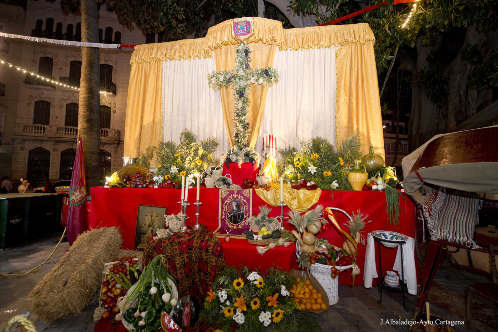Cruces de Mayo en Cartagena. Imagen de archivo