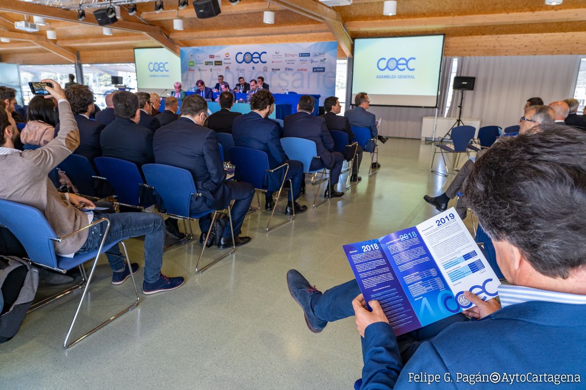 Clausura Asamblea General Ordinaria de la COEC 40 aniversario