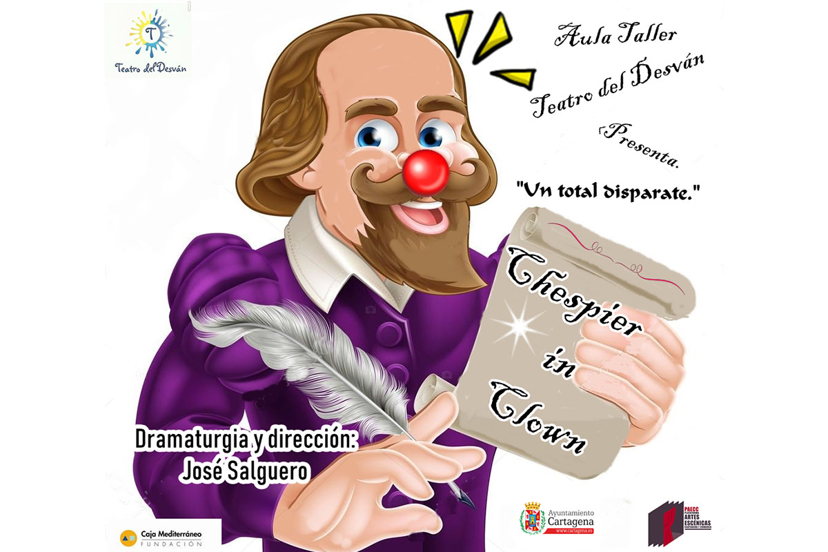 Espectculo 'Chespier in clown' aula Taller Teatro del Desvn