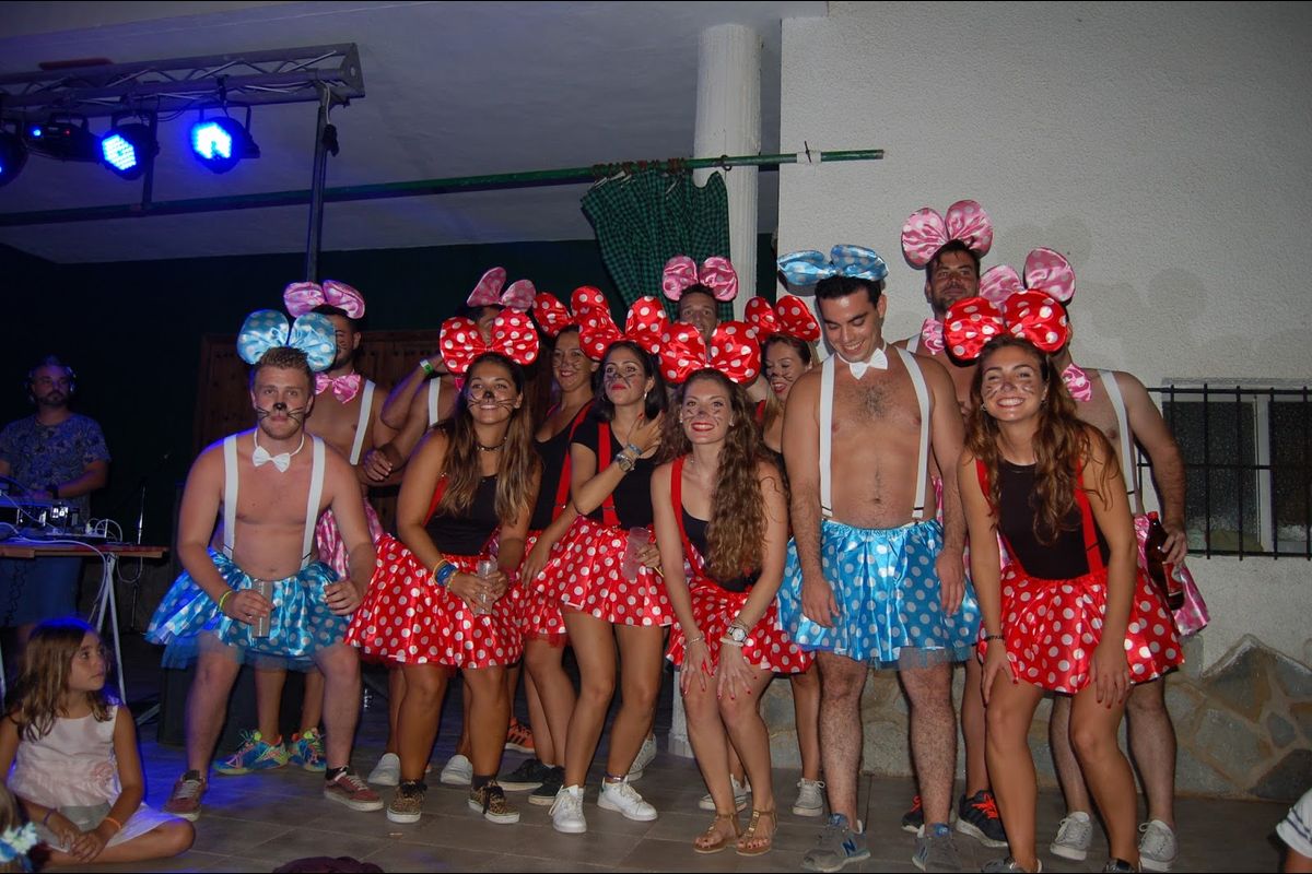 Fiestas de disfraces El Carmoli. Imagen de archivo