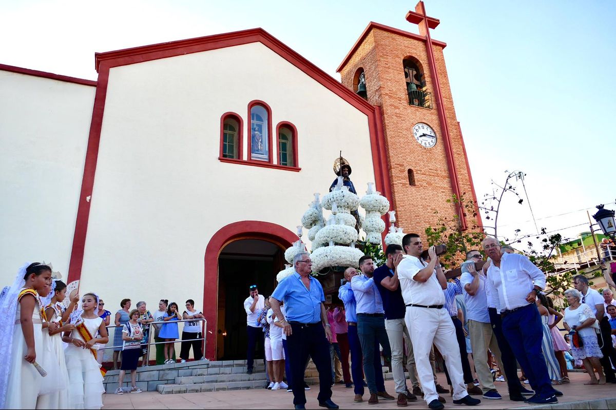 Procesión Alumbres en el Día de San Roque