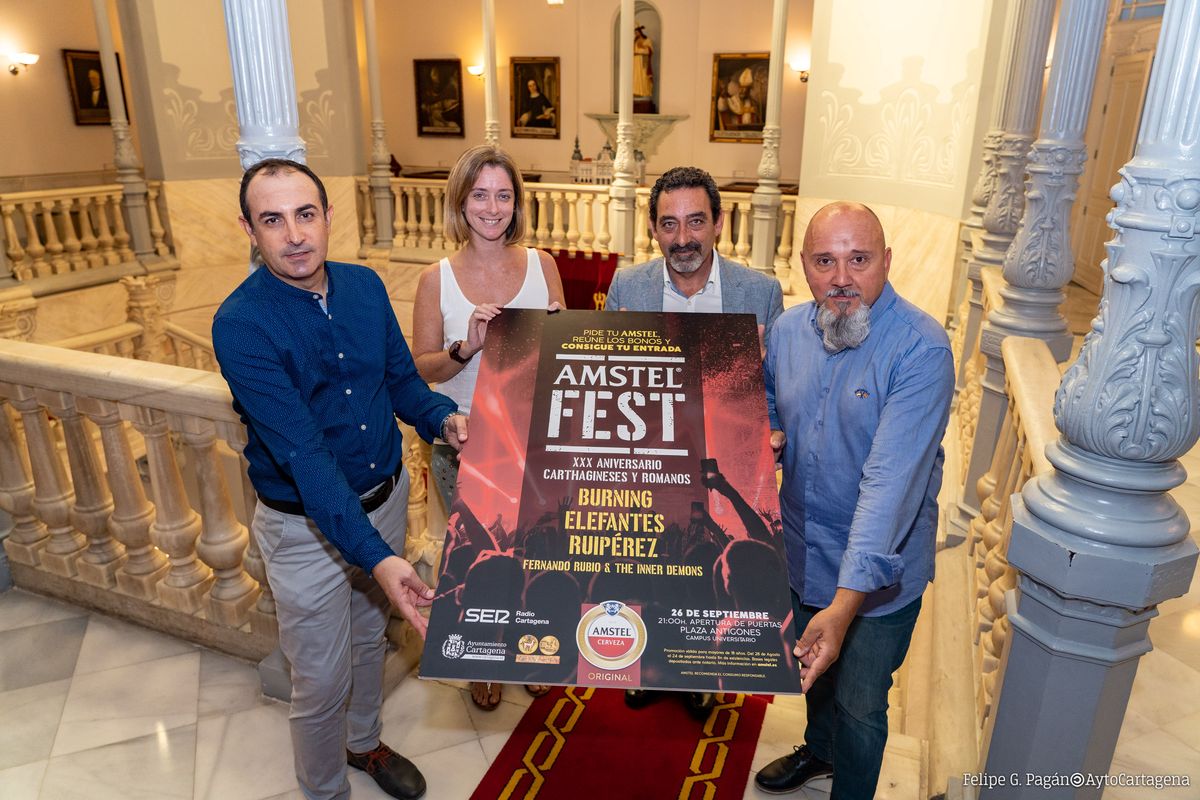 Presentacin cartel Amstel Fest Carthagineses y Romanos