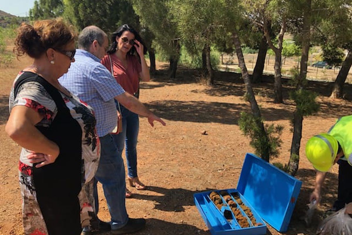 Comienzo de los trabajos para el estudio de caracterizacin del suelo del entorno de la balsa de San Agustn