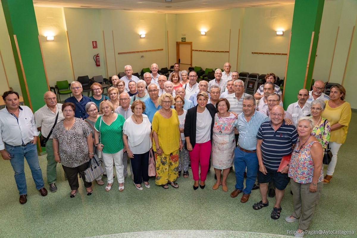 Reunin con Clubes de Mayores de Cartagena