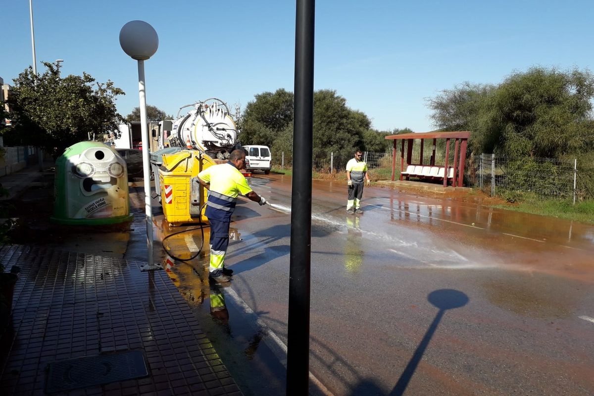 Ultima fase labores de limpieza Mar Menor tras la DANA