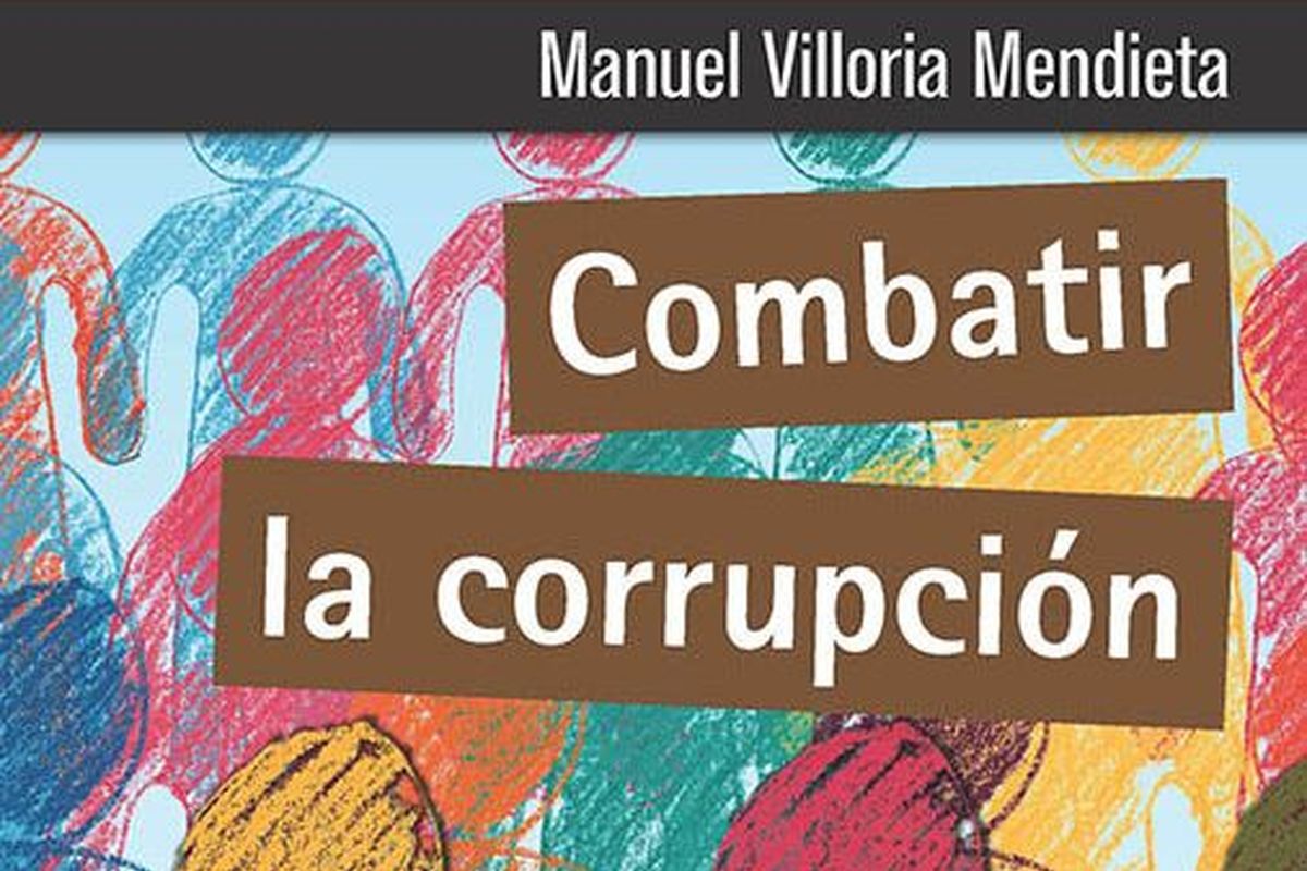 Libro 'Combatir la corrupcin', de Manuel Villoria