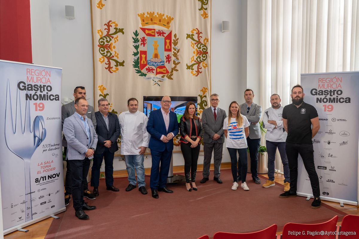 Presentacin del stand de Cartagena en la feria Regin de Murcia Gastronmica