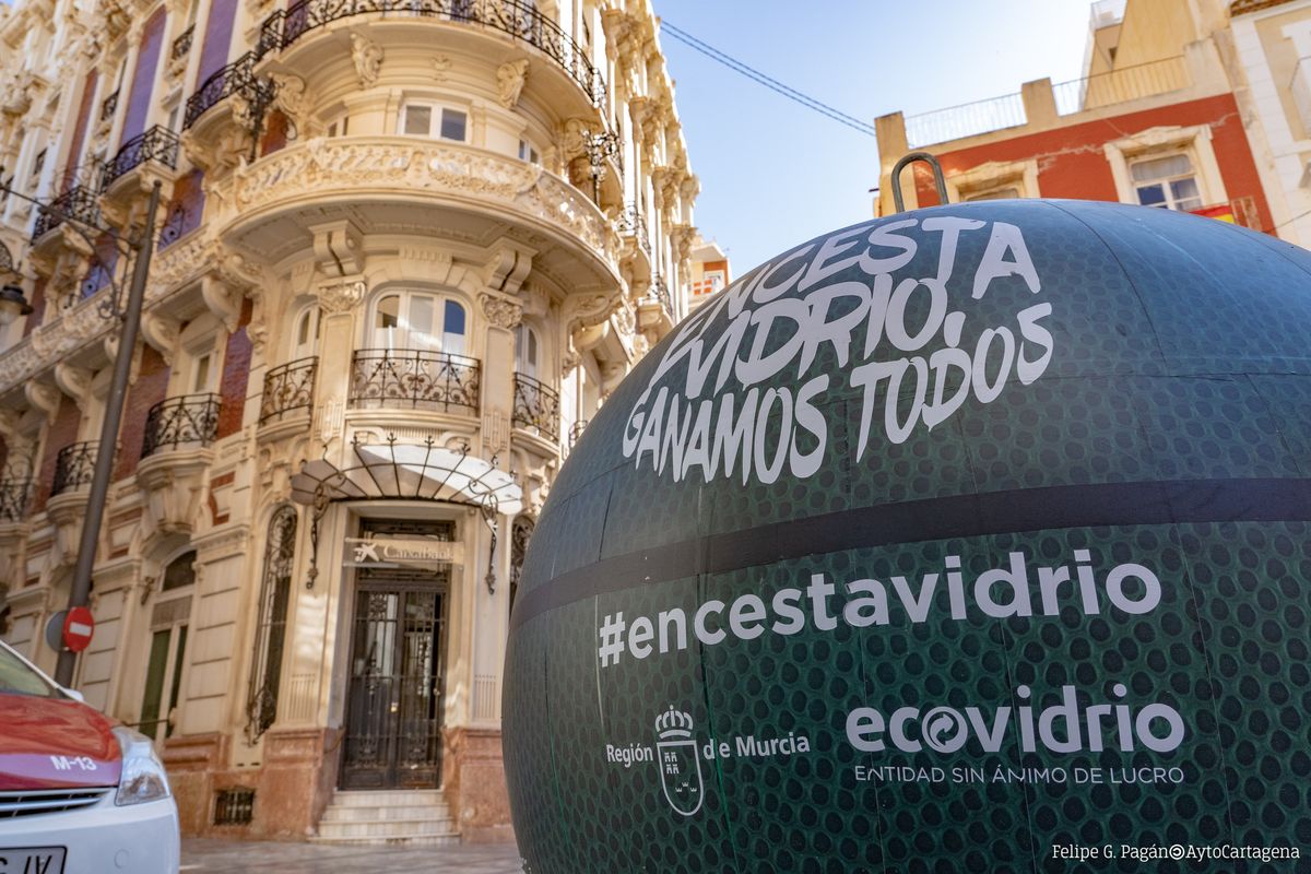  campaa Ecovidrio 'Encesta vidrio, ganamos todos' Plaza San Sebastin