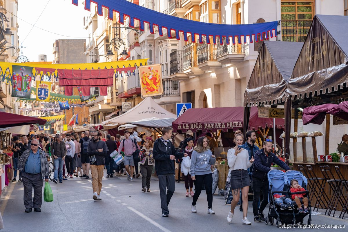 Inauguracin del Mercado Medieval de Cartagena