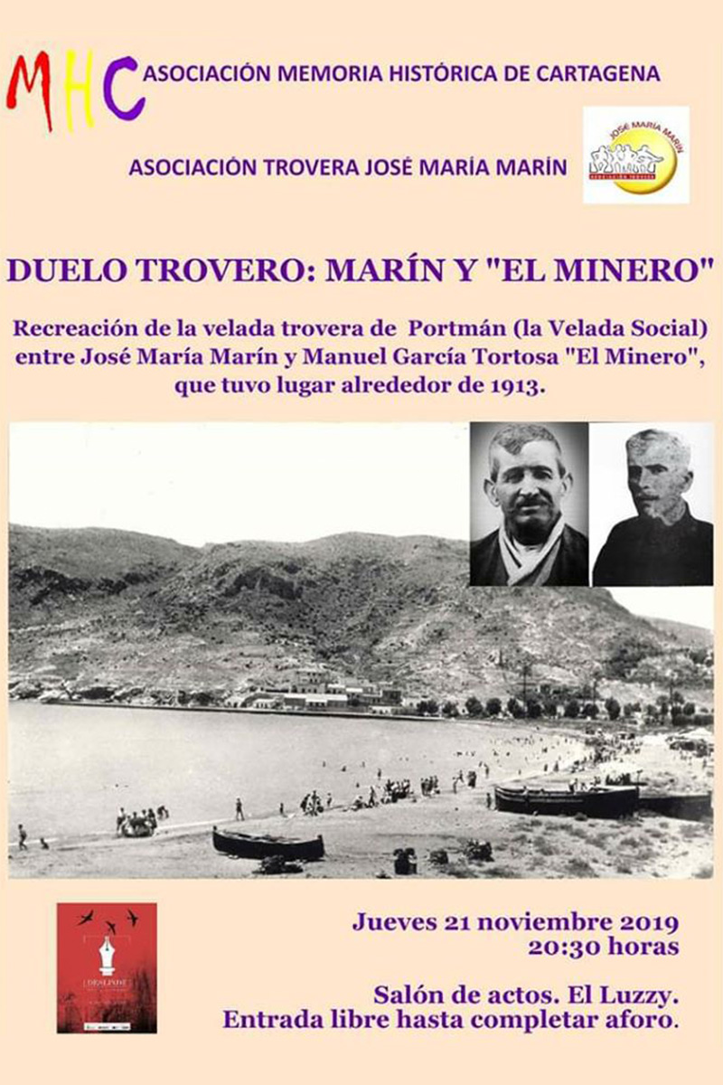 Recreación Velada Trovera José María Marín y El Minero - Deslinde