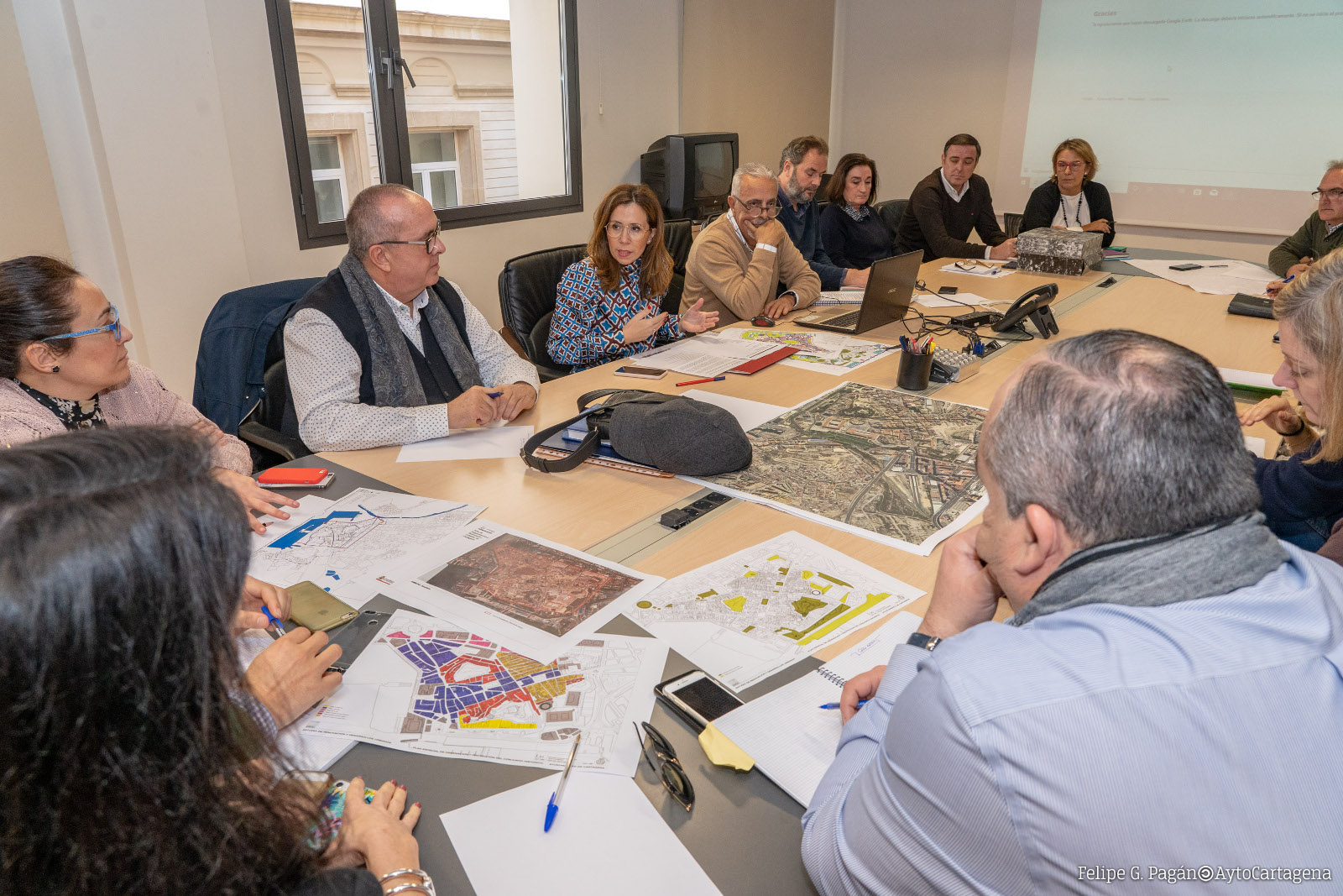 Reunin de trabajo sobre el Plan de Recuperacin Integral del Casco Antiguo