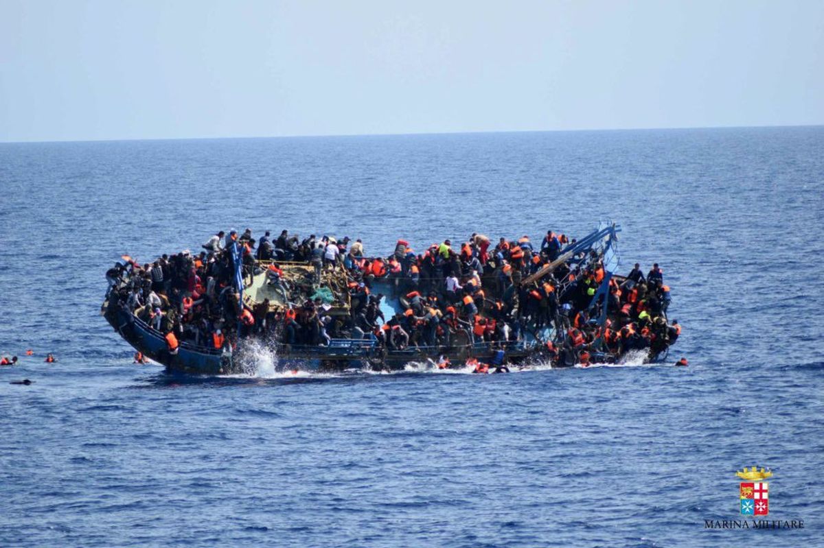 Migrantes en el mar