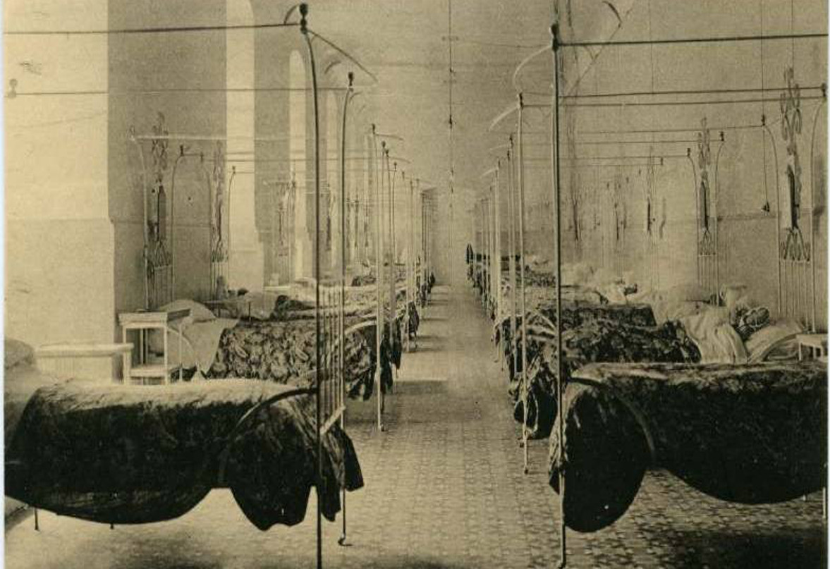 Hospital de Caridad en Cartagena a principios del siglo XX