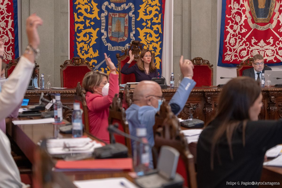 Pleno del Ayuntamiento de Cartagena