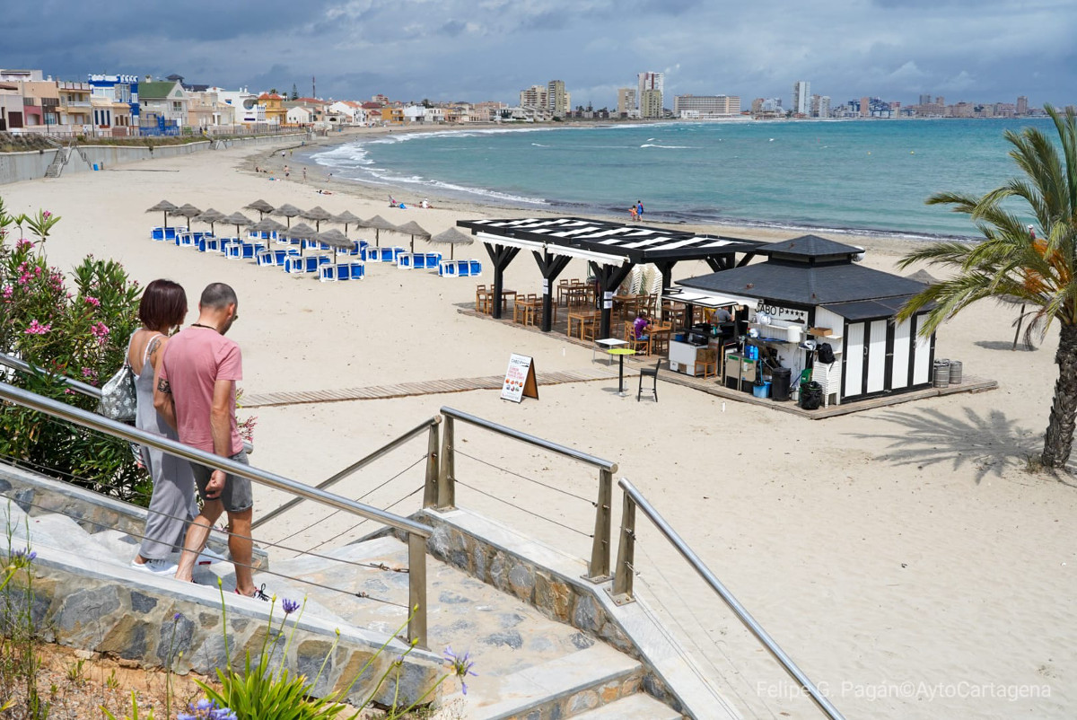 Playa de Levante en Cabo de Palos