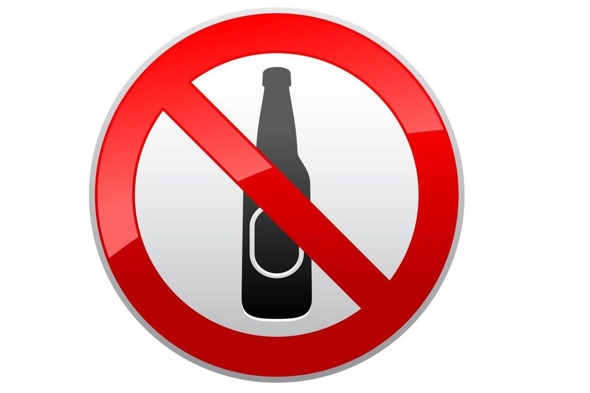 Prohibido beber en la va pblica