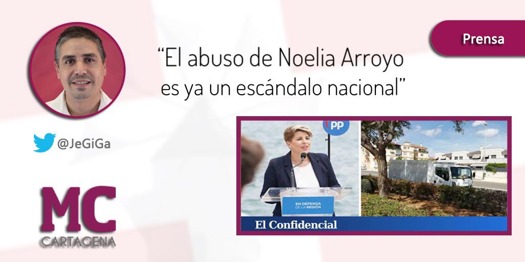 MC pide la dimisin de Noelia Arroyo.MC Cartagena