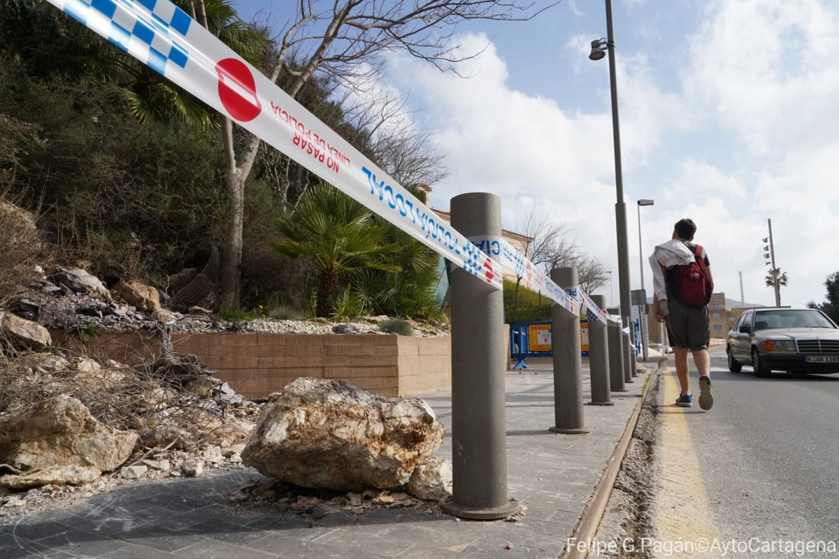 Calle Gisbert cortada