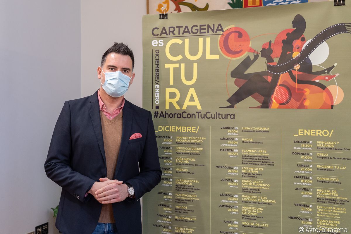 Presentacin de Cartagena es Cultura, el programa cultural online para diciembre y enero