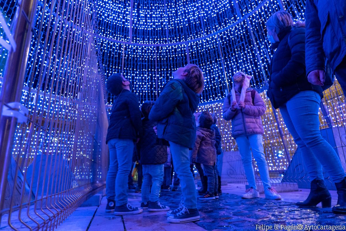 Encendido de las luces navide�as
