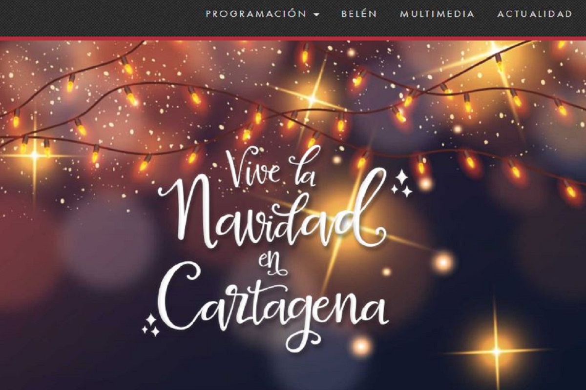 Pgina web Navidad Ayuntamiento de Cartagena